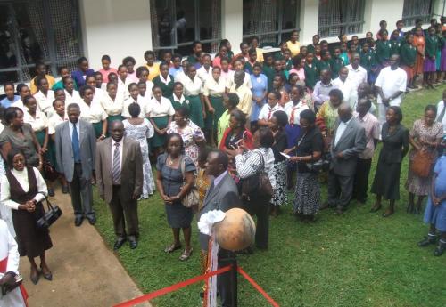 11.Classroom block hymn at opening